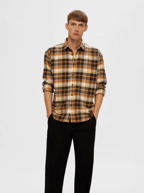 SLHREGOWEN-FLANNEL SHIRT LS CHECK