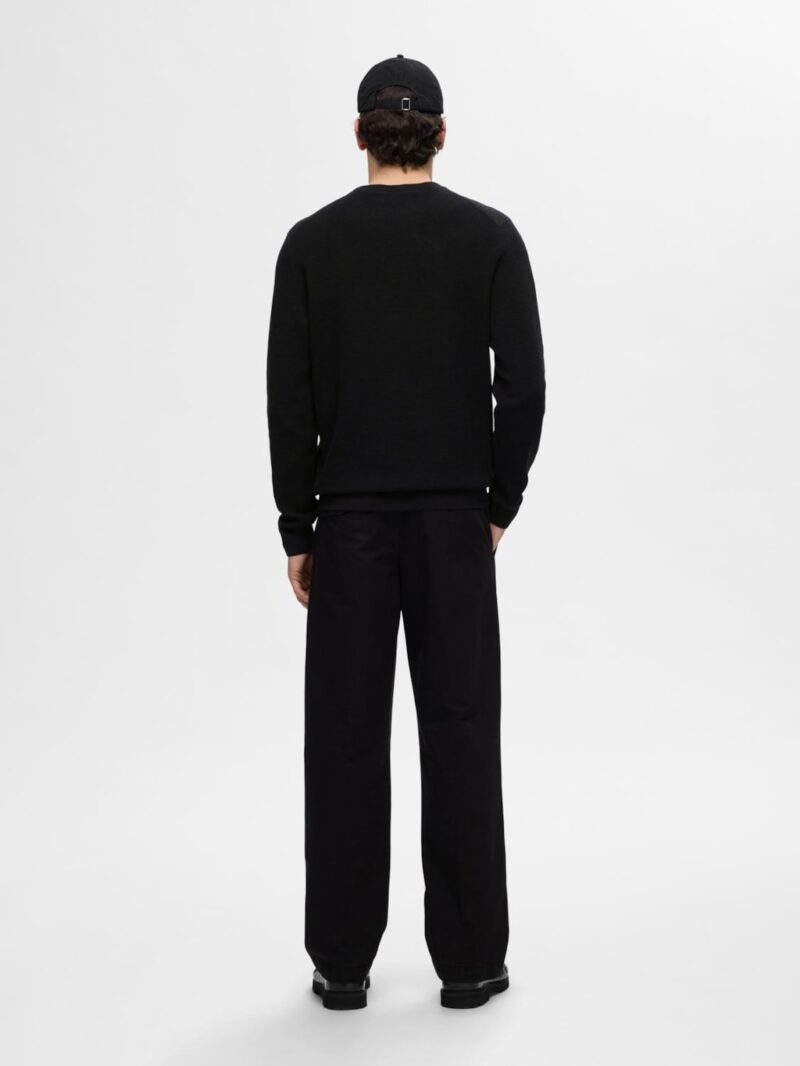 SELECTED KNIT STRUCTURE CREW NECK NOOS - immagine 4
