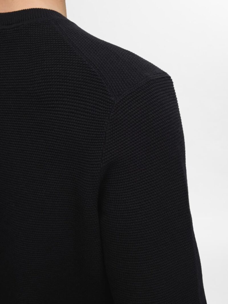 SELECTED KNIT STRUCTURE CREW NECK NOOS - immagine 2