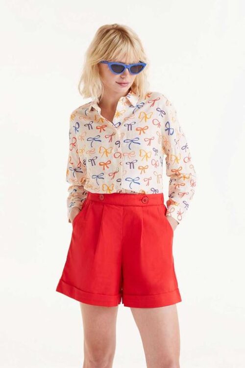 CAMISA FLUIDA ESTAMPADO LAZOS