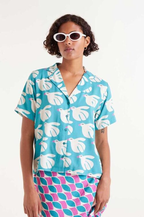 CAMICIA COMPANIA FANTASTICA  LENZINGT ECOVEROT