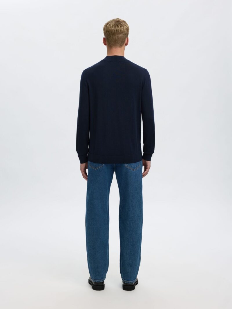 KNIT MERINO MOCK NECK NOOSE - immagine 3