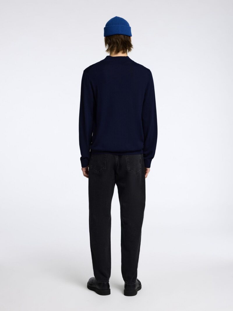 KNIT MERINO MOCK NECK NOOSE - immagine 4