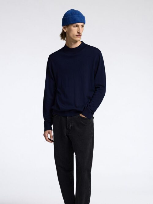 KNIT MERINO MOCK NECK NOOSE