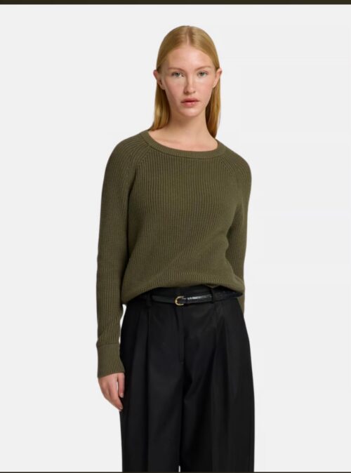 SLFBIRLA LS KNIT MAGLIONE CORTO 100% COTONE