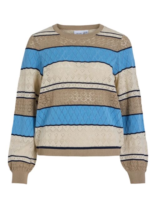 VIKATINA L/S POINTELLE KNIT TOP/PB