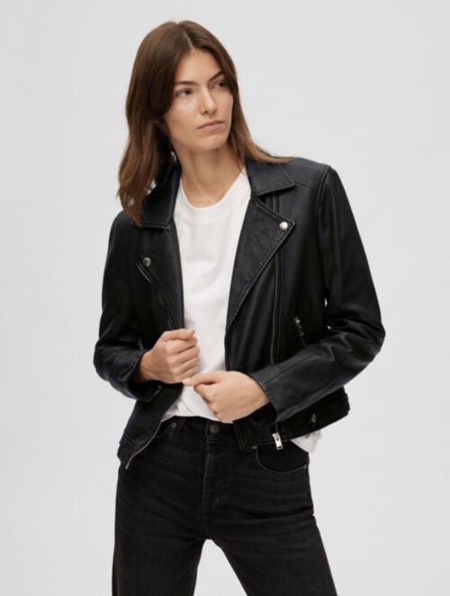 GIACCA IN PELLE JACKIE SELECTED