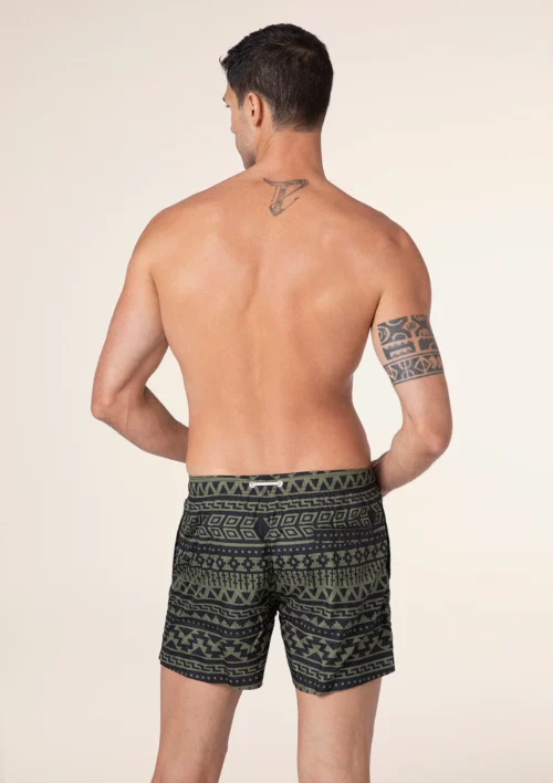 COSTUME BOXER VERDE NERO