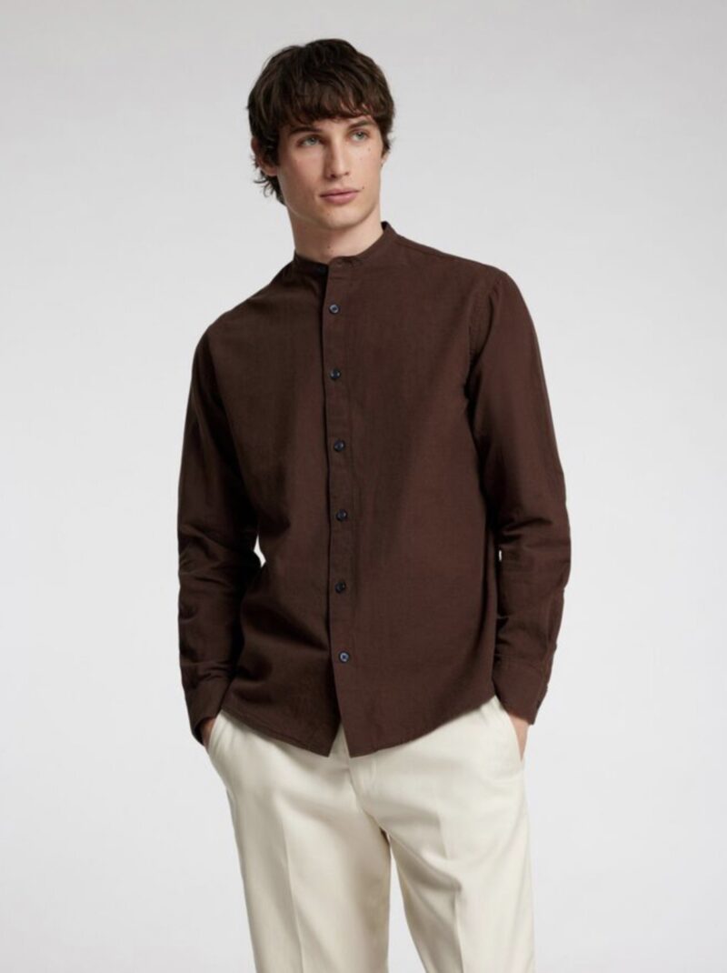SLHREGNEW LINEN SHIRT BAND - immagine 2