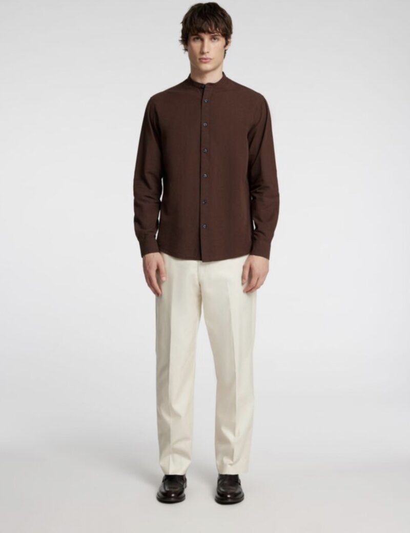 SLHREGNEW LINEN SHIRT BAND - immagine 3