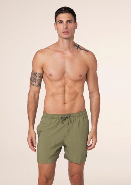 COSTUME BOXER TINTA UNITA VERDE