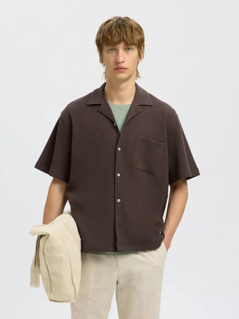 CAMICIA MC OVERSIZE UOMO - immagine 3