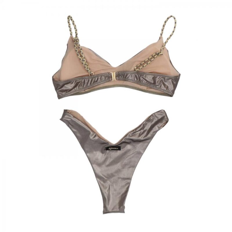 BIKINI TOP E SLIP GLOSS GOLD - immagine 2