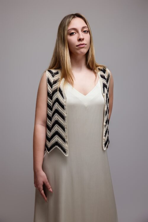 GILET TRAFORATO COTONE