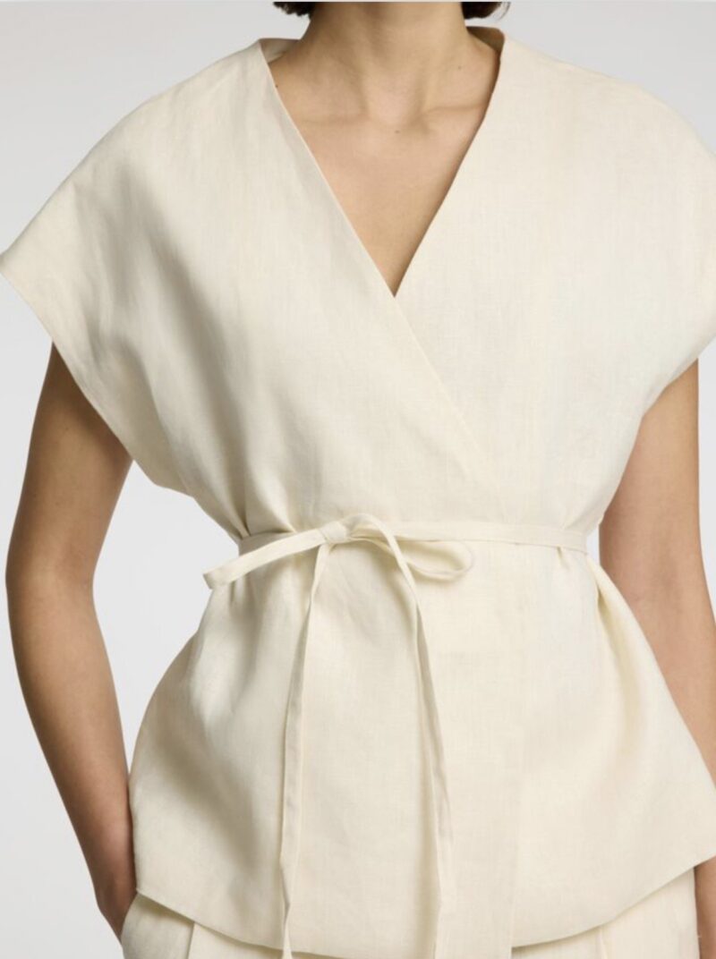 SLFKLIA LINEN VEST 100% LINO - immagine 4