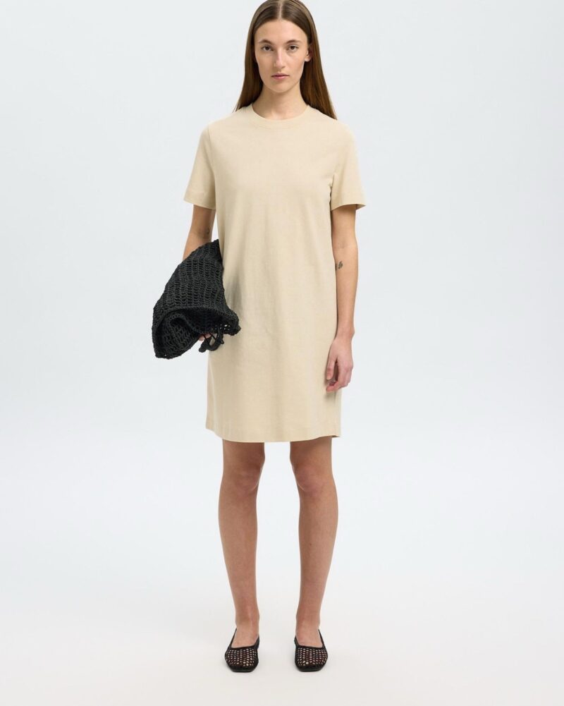 VESTITO MINI OVERSIZE DONNA 100%COTONE