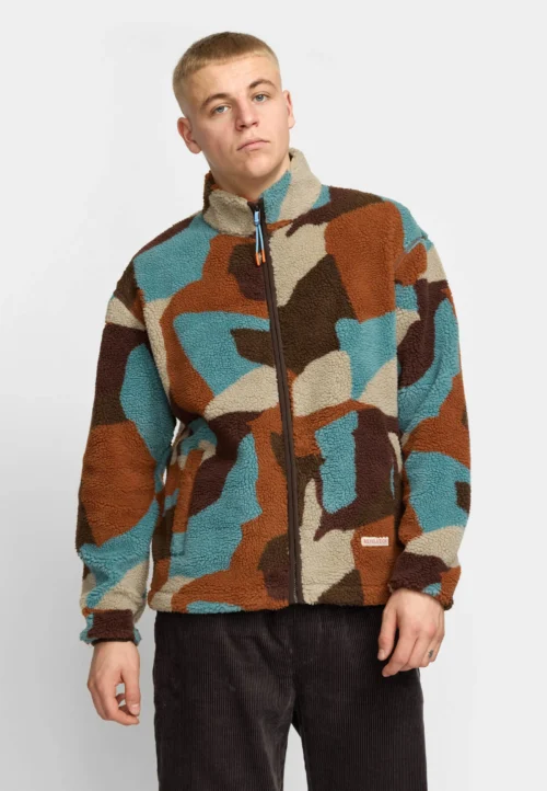PRINTED TEDDY JACKET