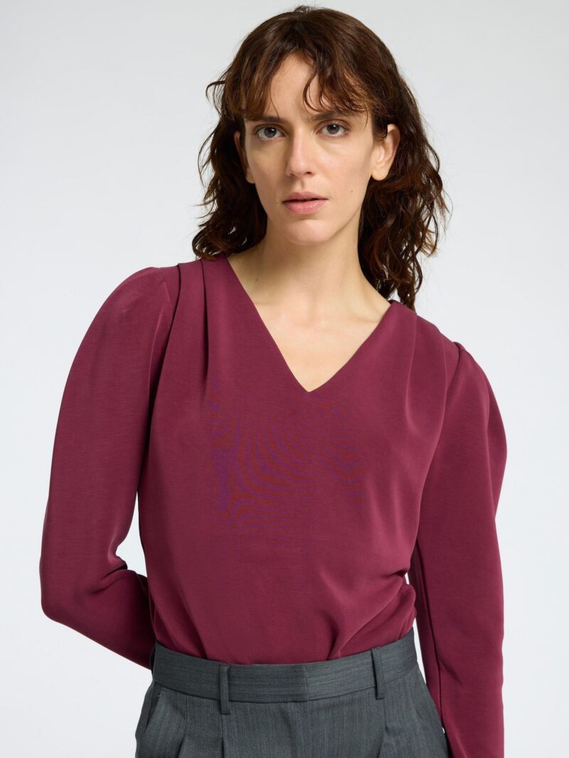V-NECK TOP SELECTED - immagine 2
