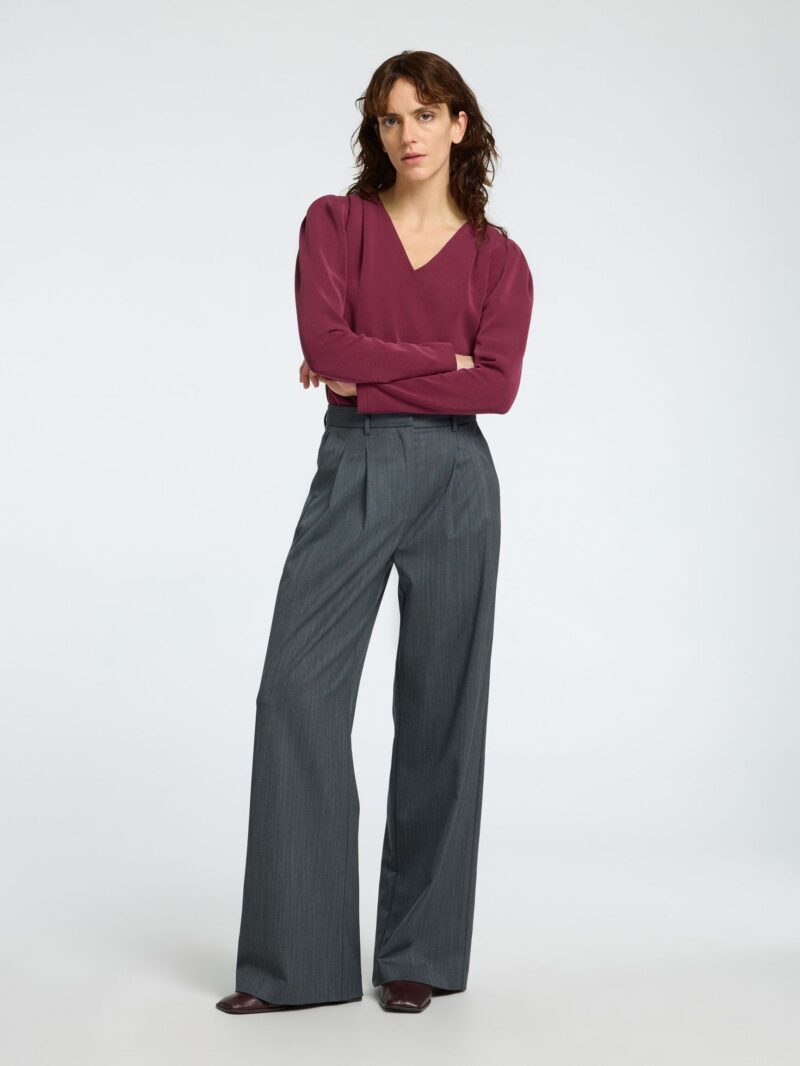 V-NECK TOP SELECTED - immagine 3