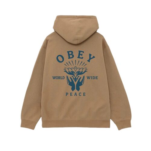 OBEY LOTUS WITH HANDS FLEECE