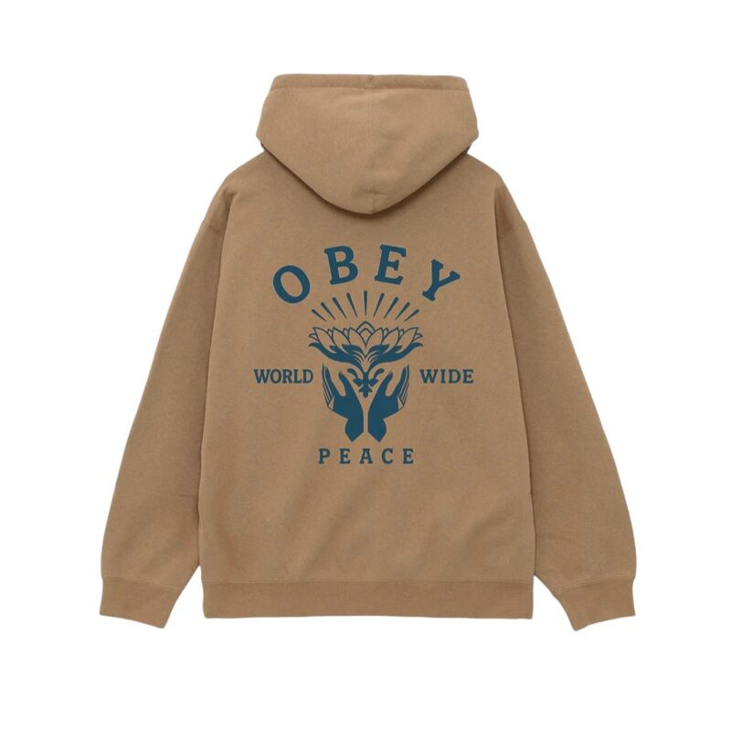 OBEY LOTUS WITH HANDS FLEECE