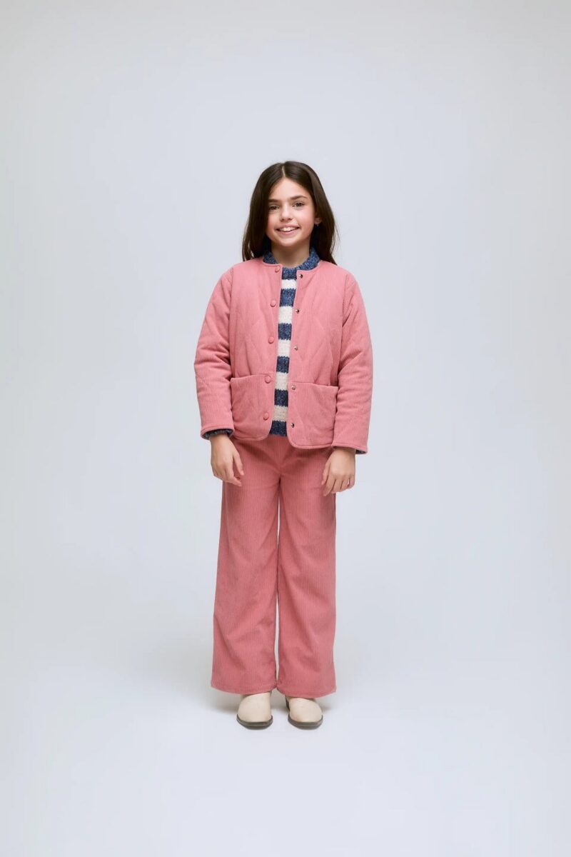 GIACCA IMBOTTITA ROSA DA BAMBINA - immagine 2