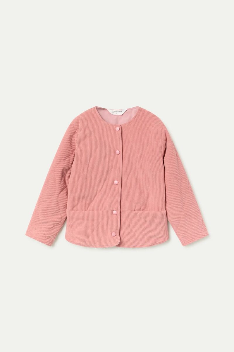 GIACCA IMBOTTITA ROSA DA BAMBINA - immagine 3