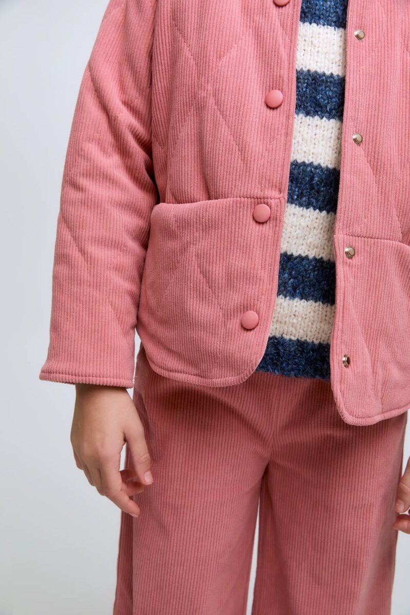 GIACCA IMBOTTITA ROSA DA BAMBINA - immagine 4
