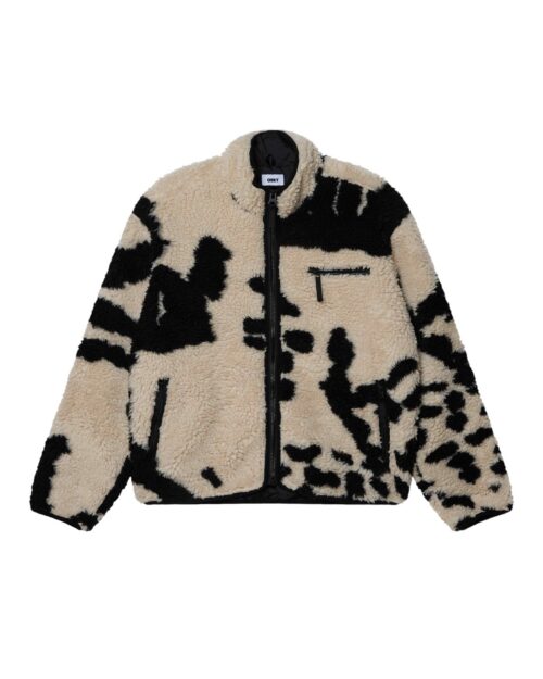 OBEY SHAGGY SHERPA JACKET ORSETTO REVERSIBILE