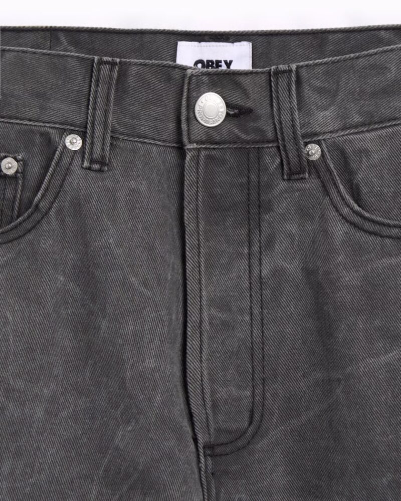 CLASSIC WRINKLE BAGGY DENIM OBEYGAMBA LARGA - immagine 2