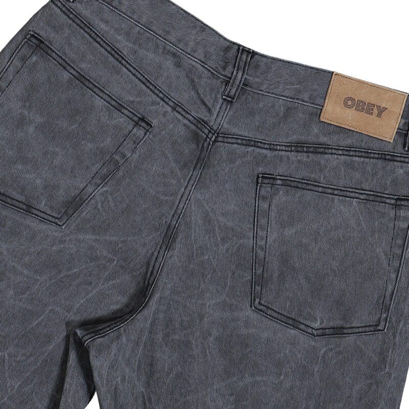 CLASSIC WRINKLE BAGGY DENIM OBEYGAMBA LARGA - immagine 3