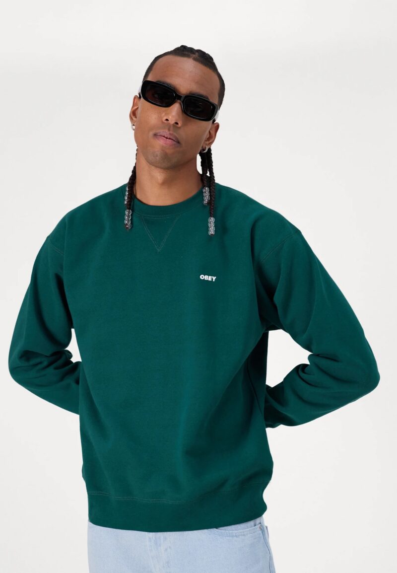 ESTABLISHED WORKS BOLD CREW II FLEECE OBEY - immagine 2