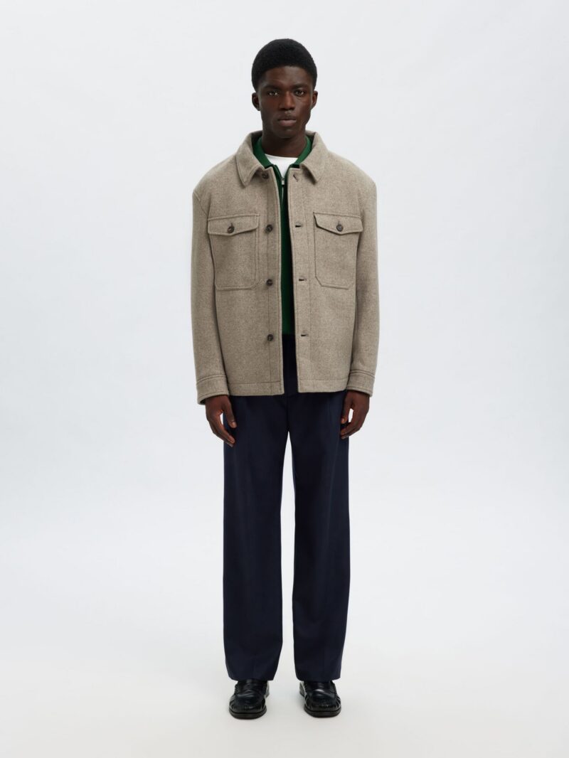 SLHMITCH WOOL BLEND SHACKET NOOS - immagine 2