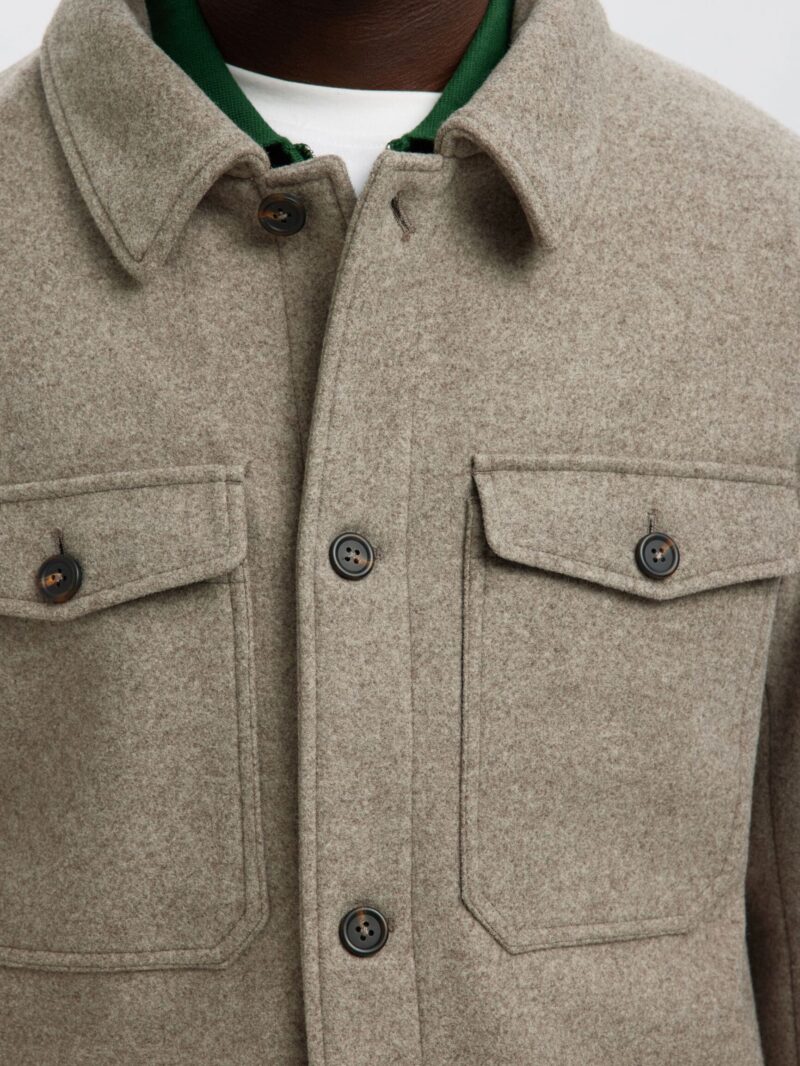 SLHMITCH WOOL BLEND SHACKET NOOS - immagine 3