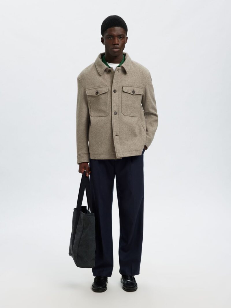 SLHMITCH WOOL BLEND SHACKET NOOS - immagine 4