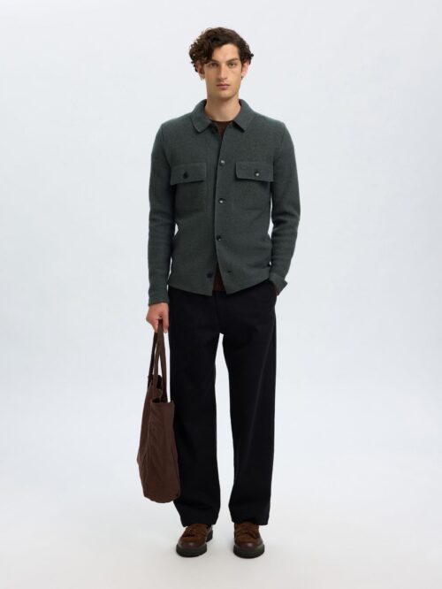 SLHNEALY LS KNIT WORKWEAR CARDIGAN NOOS