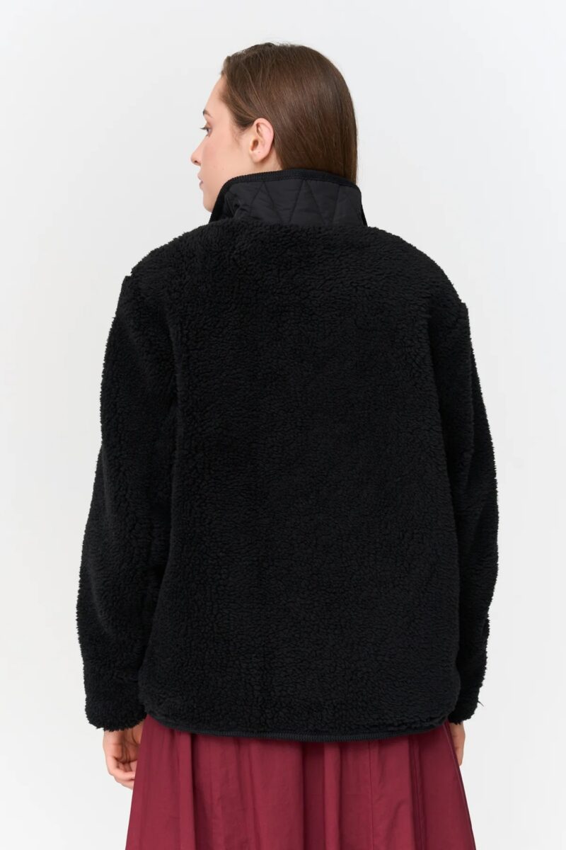 JACKET BLACK TEDDY - immagine 2