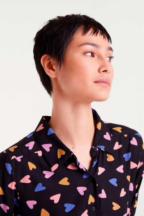 CAMICIA CON STAMPA POTPOURRI