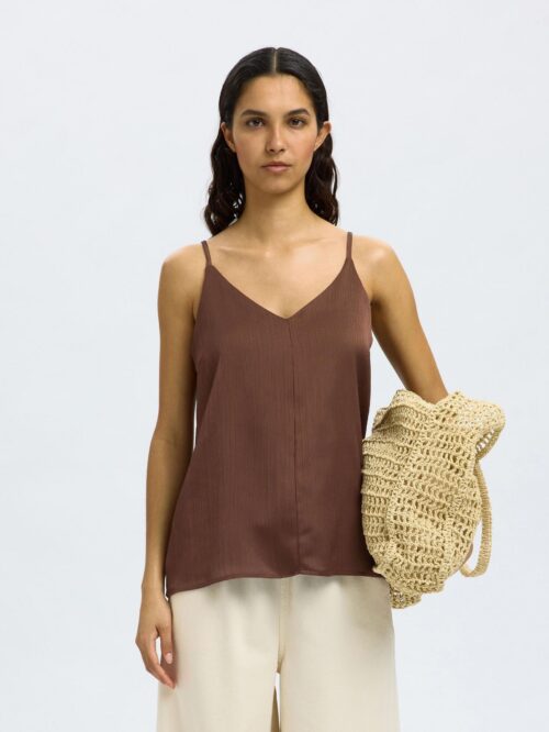 TOP IN RASO DI VISCOSA