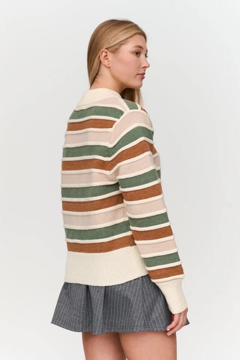 MAGLIONE GIRO RIGHE - immagine 3