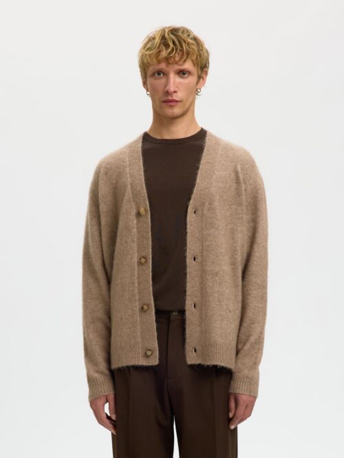 SLHRAI BRUSHED LS KNIT RELAXED CARDIGAN