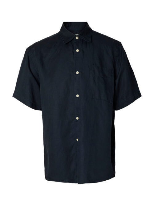 CAMICIA VISCOSA MC SELECTED REGULAR FIT