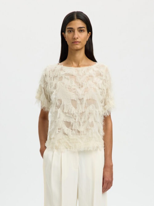 SLFMYLINE SS BOAT NECK TOP