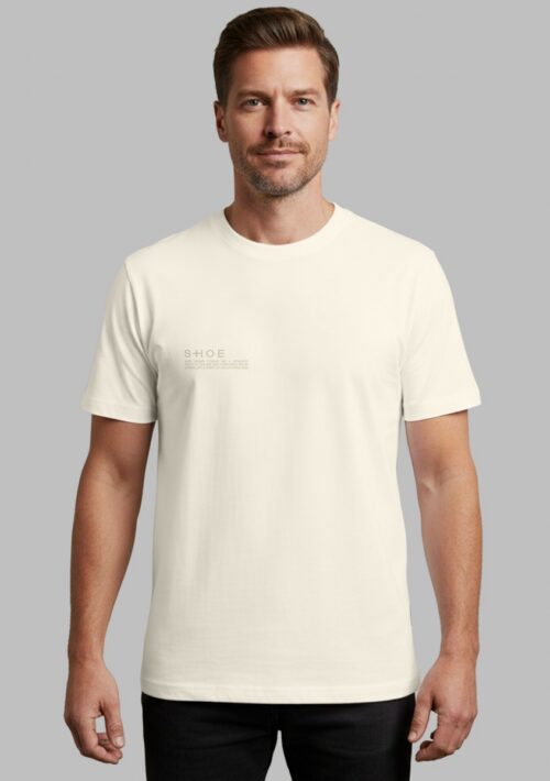 T-SHIRT CREMA REGULAR FIT SHOE